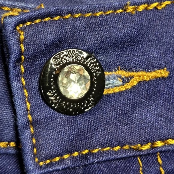 Hello Miss - Womens Stretchy Dark Blue Jeans, Size 31 - Picture 2 of 10